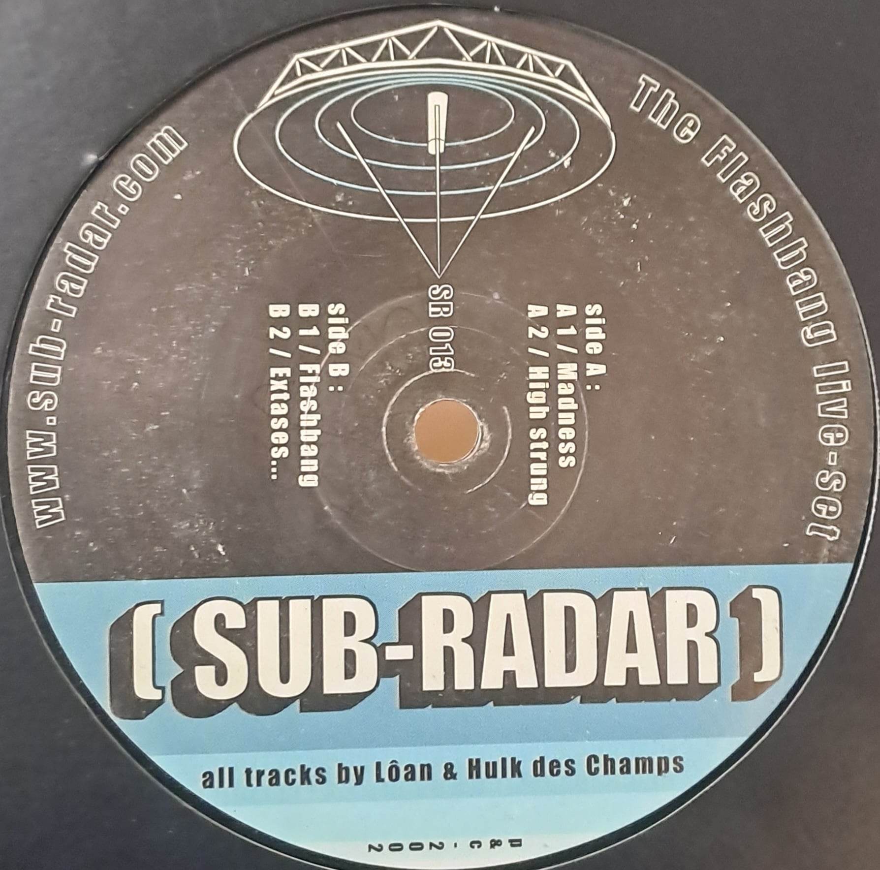 Sub-Radar Records 13 - vinyle freetekno